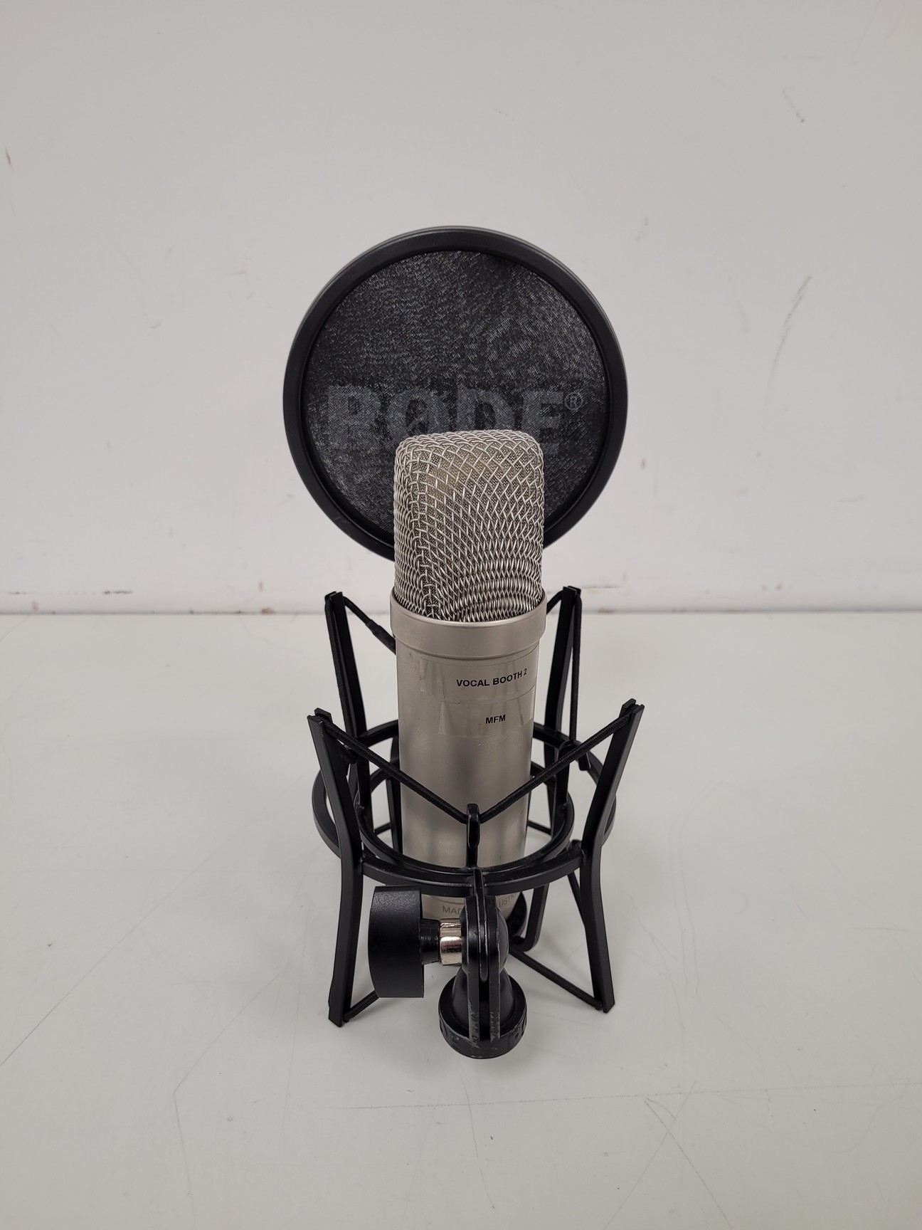 Image of 3x RØDE (Rode) NTA-1 Condenser Microphones with Stands, Pop-Shields & Mounts