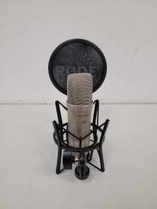 Thumbnail image of 3x RØDE (Rode) NTA-1 Condenser Microphones with Stands, Pop-Shields & Mounts