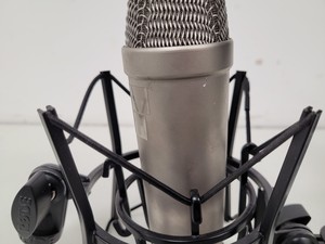 Thumbnail image of 3x RØDE (Rode) NTA-1 Condenser Microphones with Stands, Pop-Shields & Mounts