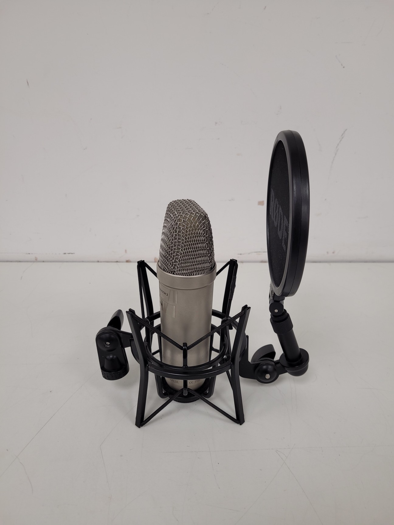 Image of 3x RØDE (Rode) NTA-1 Condenser Microphones with Stands, Pop-Shields & Mounts