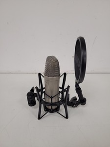 Thumbnail image of 3x RØDE (Rode) NTA-1 Condenser Microphones with Stands, Pop-Shields & Mounts