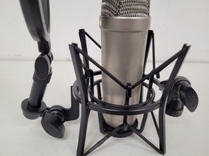 Thumbnail image of 3x RØDE (Rode) NTA-1 Condenser Microphones with Stands, Pop-Shields & Mounts