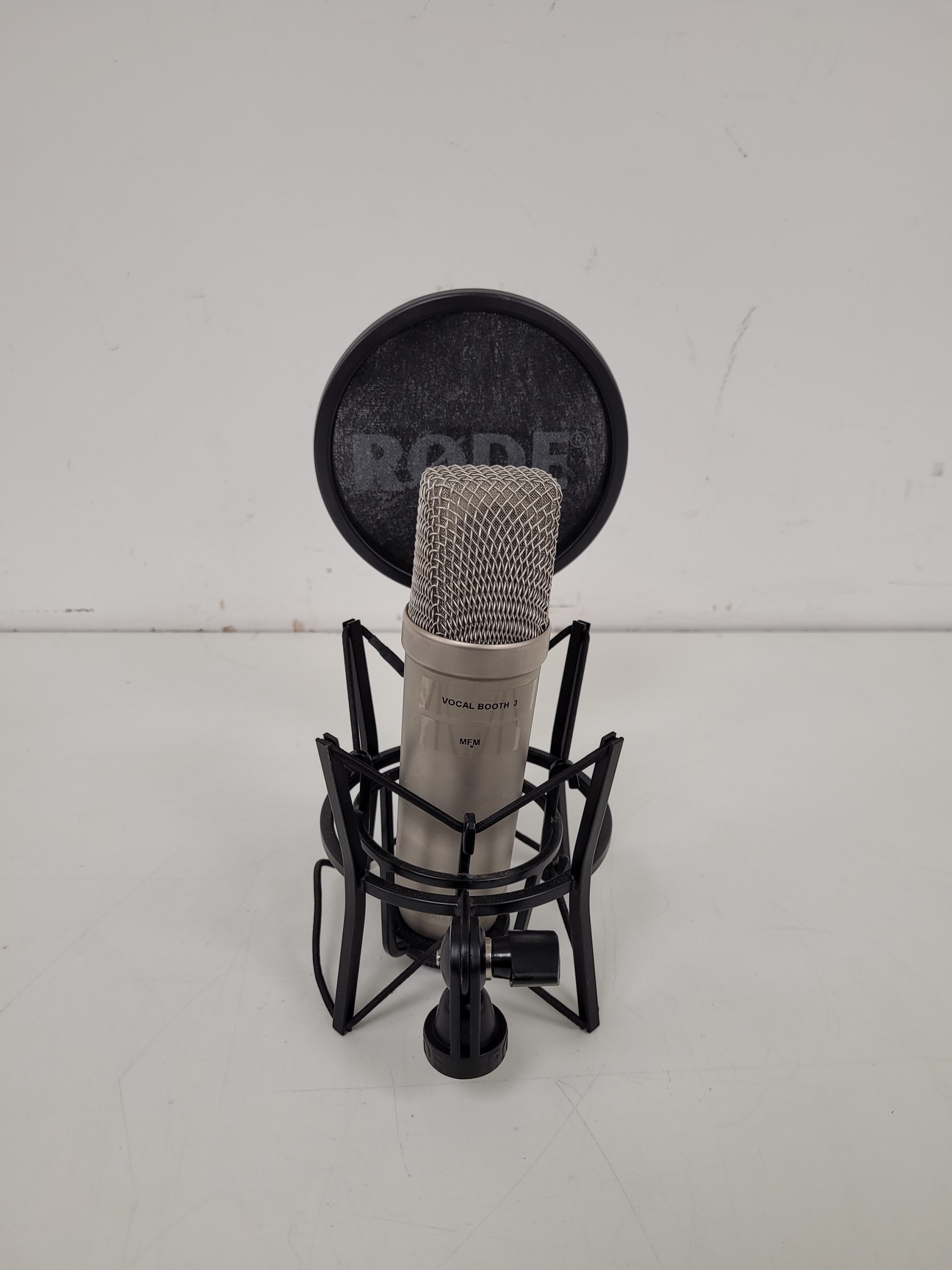 Image of 3x RØDE (Rode) NTA-1 Condenser Microphones with Stands, Pop-Shields & Mounts