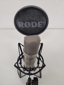 Thumbnail image of 3x RØDE (Rode) NTA-1 Condenser Microphones with Stands, Pop-Shields & Mounts