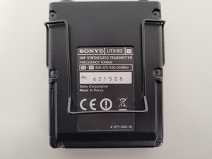 Thumbnail image of Sony UHF UTX-B2 Synthesized Transmitter & URX-P2 Diversity Tuner