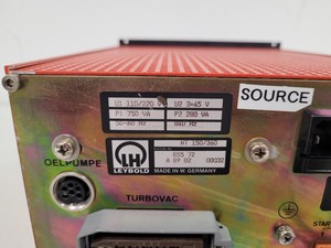 Thumbnail image of Turbovac 151 Turbo Molecular Pump System - Turbotronik NT 150/360 VH Lab Faulty