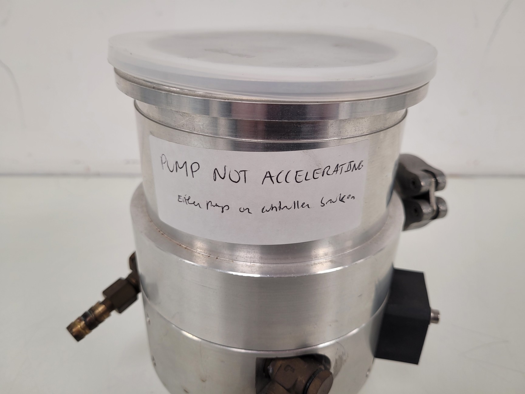 Image of Turbovac 151 Turbo Molecular Pump System - Turbotronik NT 150/360 VH Lab Faulty