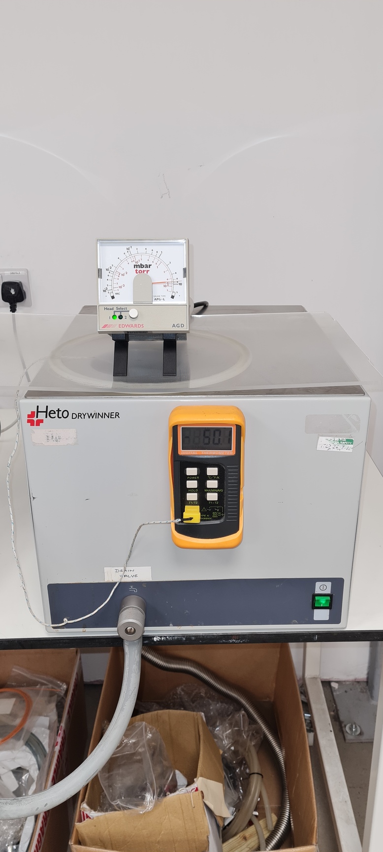 Image of Heto Drywinner Freeze Dryer  Model - DW 1,0-60E Lab