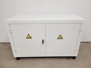Thumbnail image of COSHH Acid/Alkali Double Door Storage Cabinet with Keys D38 W108 H64cm Lab