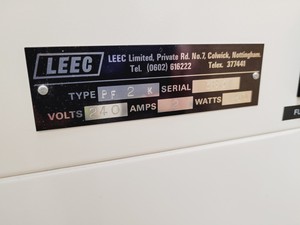 Thumbnail image of  LEEC PF 2 K Laboratory Incubator Lab Spares/Repairs