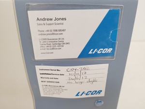 Thumbnail image of LI Cor Odyssey Infared Imaging System  Model - 9120 Lab