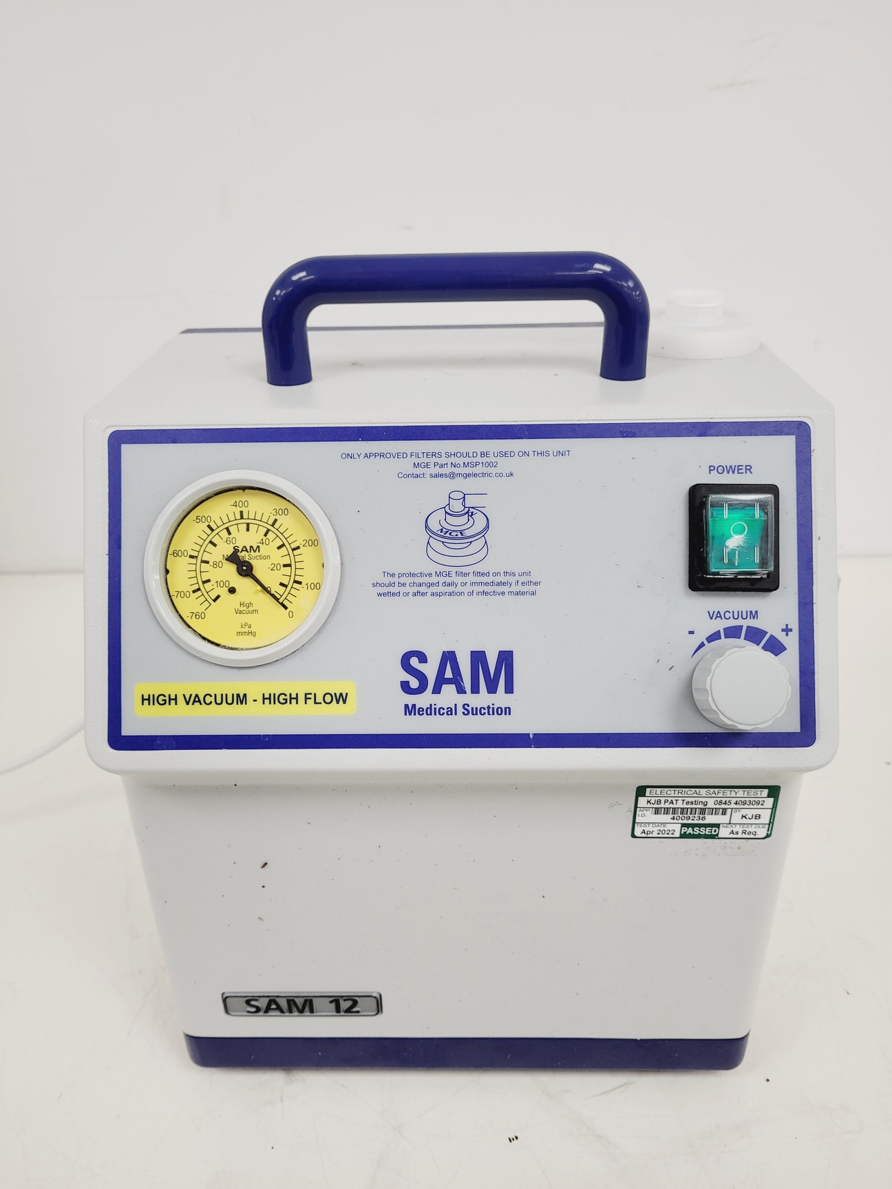 Image of SAM Medical Suction Portable Suction Pump  Model - SAM 12 Lab