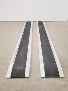 Thumbnail image of Motor Vehicle Wheel Ramps L249 x W32 x H5.5cm (Listing is for the Pair)