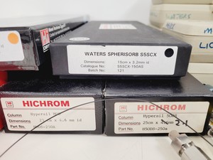 Thumbnail image of Large Lot of HPLC Columns - Waters, Agilent, Shandon, HiChrom, Whatman Lab