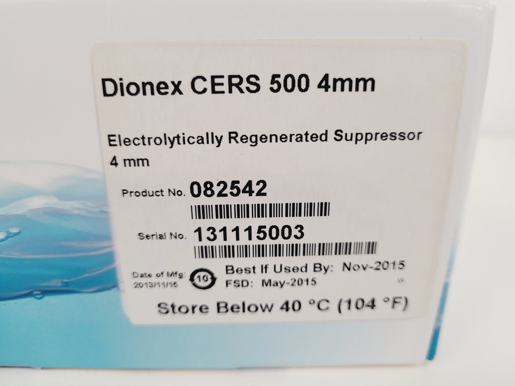 Image of Thermo Scientific Dionex Electrolytically Regenerated Suppressor  Model CERS 50
