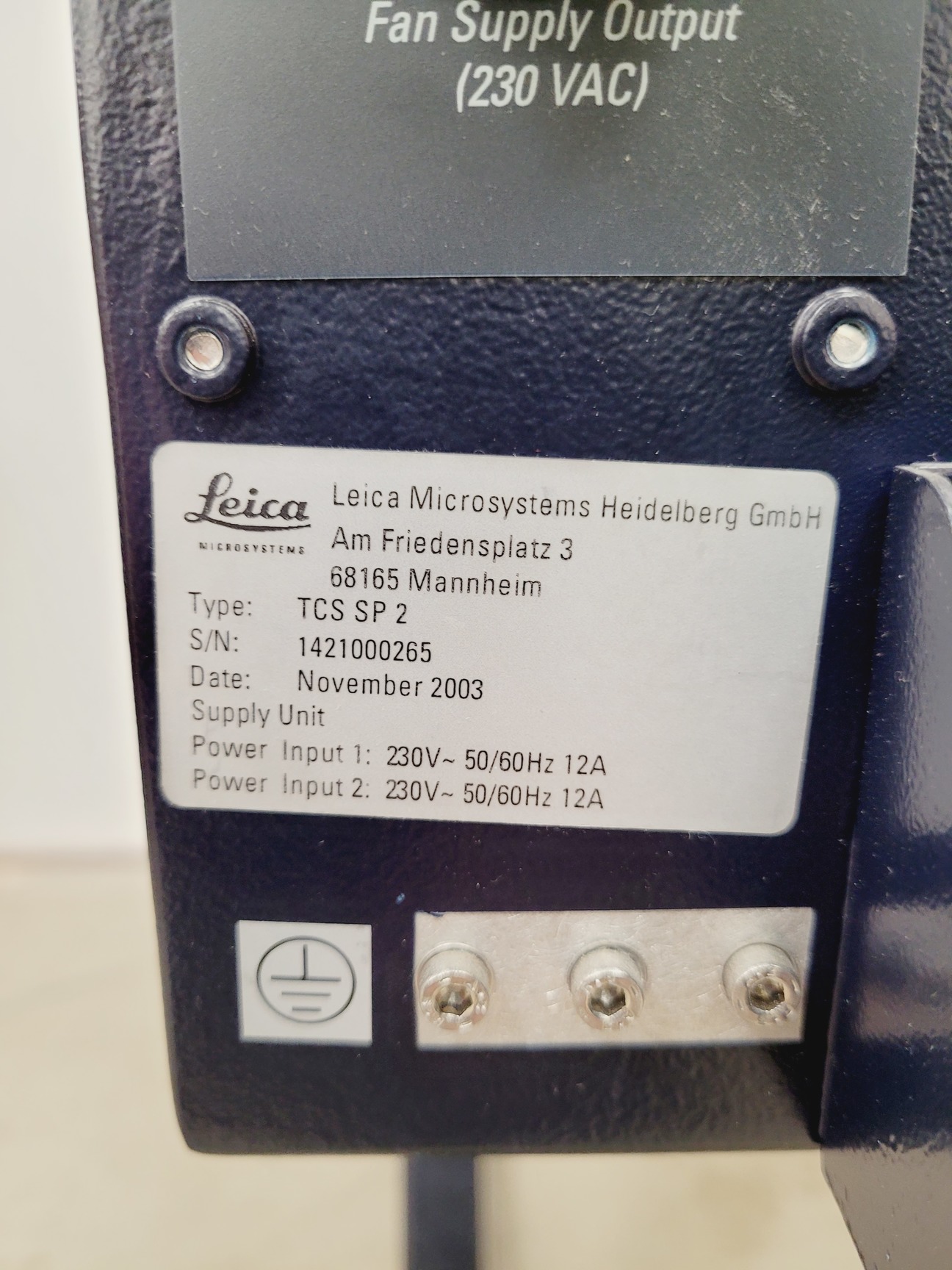 Image of Leica Microsystems Type - TCS SP2 Confocal Microscope System Parts