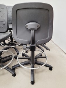 Thumbnail image of Set of 10 Laboratory/Office Stools/Chairs - Black - Height Adjustable