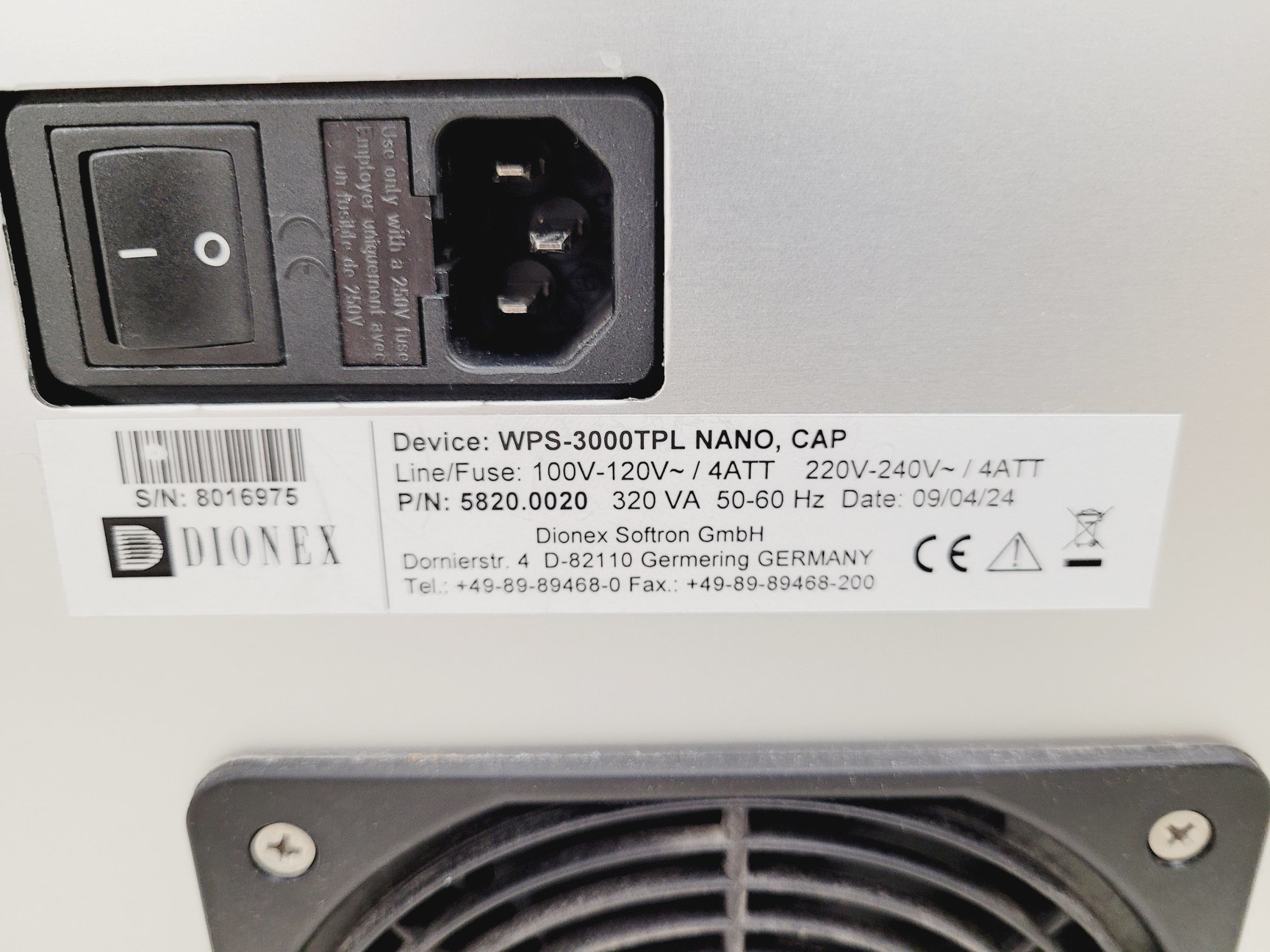 Image of Thermo Dionex UltiMate 3000 HPLC System Lab Spares/Repairs