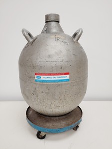 Thumbnail image of Union Carbide Liquefied Gas Container Liquid Nitrogen Dispensing Dewar Lab
