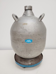 Thumbnail image of Union Carbide Liquefied Gas Container Liquid Nitrogen Dispensing Dewar Lab