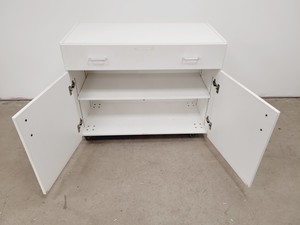 Thumbnail image of 4 x White Laboratory Cupboards/Cabinets & Drawers Lab