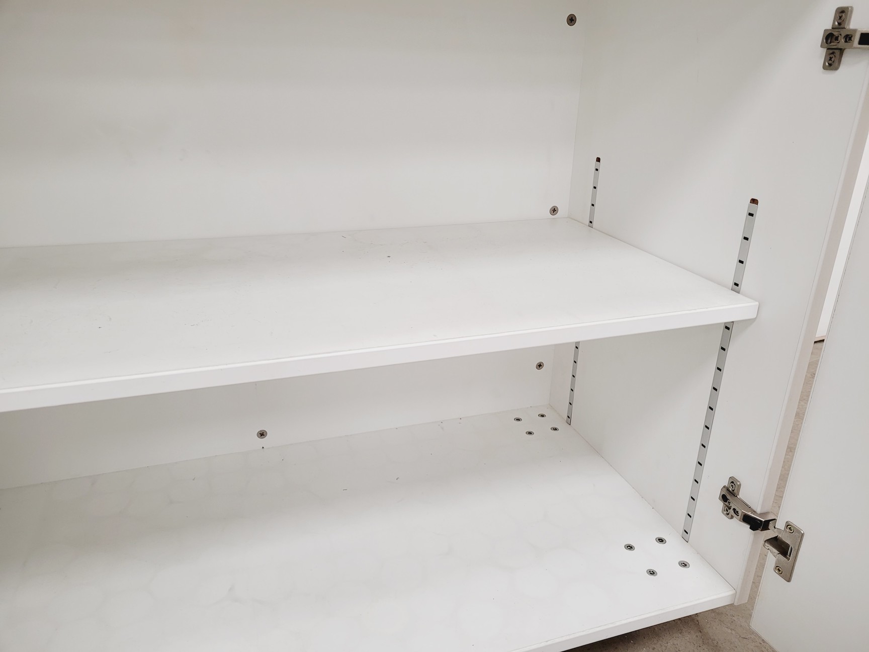 Image of 4 x White Laboratory Cupboards/Cabinets & Drawers Lab