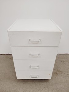 Thumbnail image of 4 x White Laboratory Cupboards/Cabinets & Drawers Lab