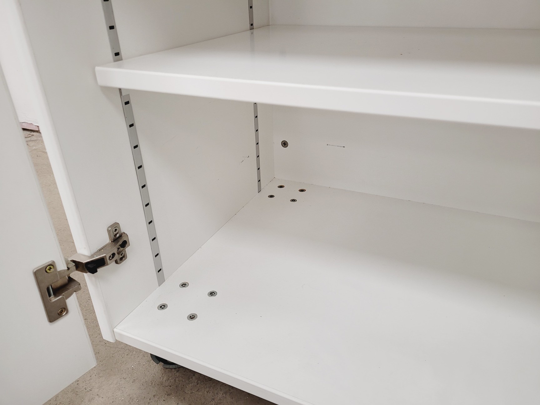 Image of 4 x White Laboratory Cupboards/Cabinets & Drawers Lab