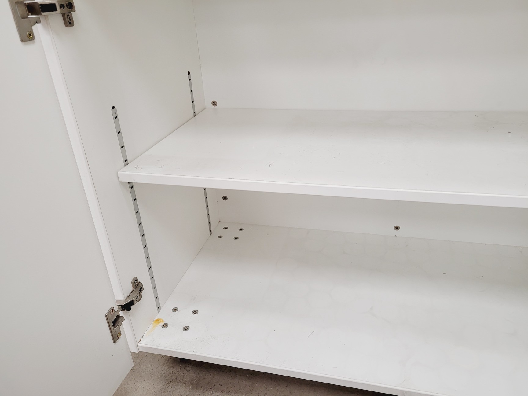 Image of 4 x White Laboratory Cupboards/Cabinets & Drawers Lab