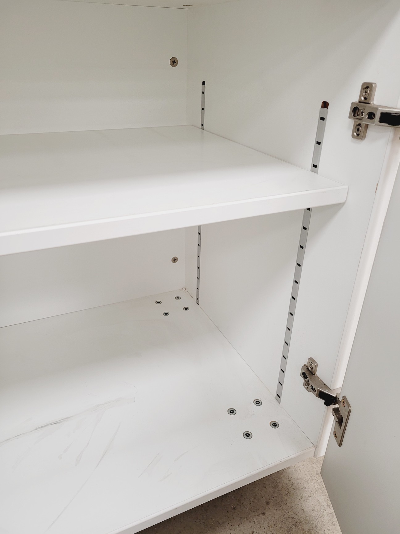 Image of White Laboratory Cupboard/Cabinet & Chest of Drawers Set Lab