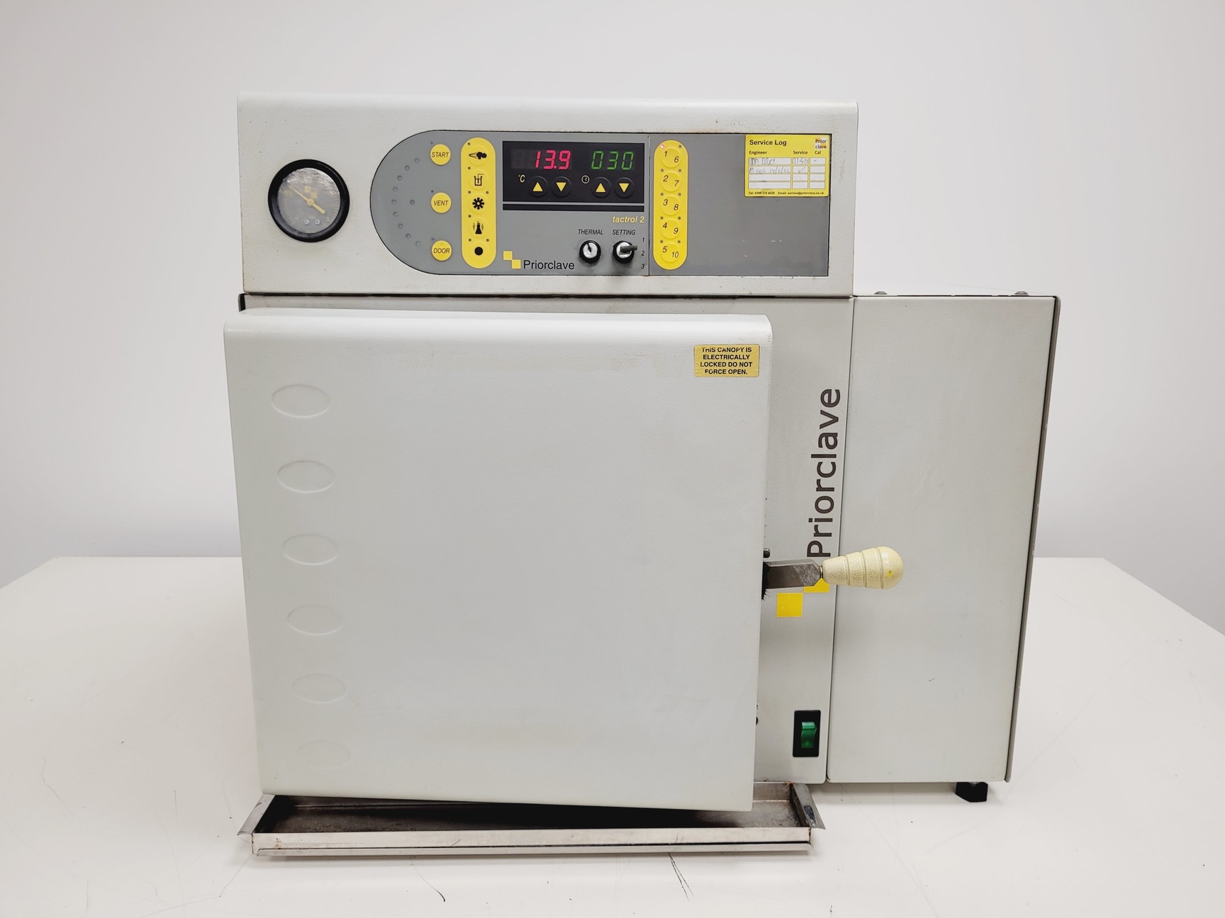 Image of Priorclave Laboratory Benchtop Autoclave  Type - PS/MVA/C40 Lab