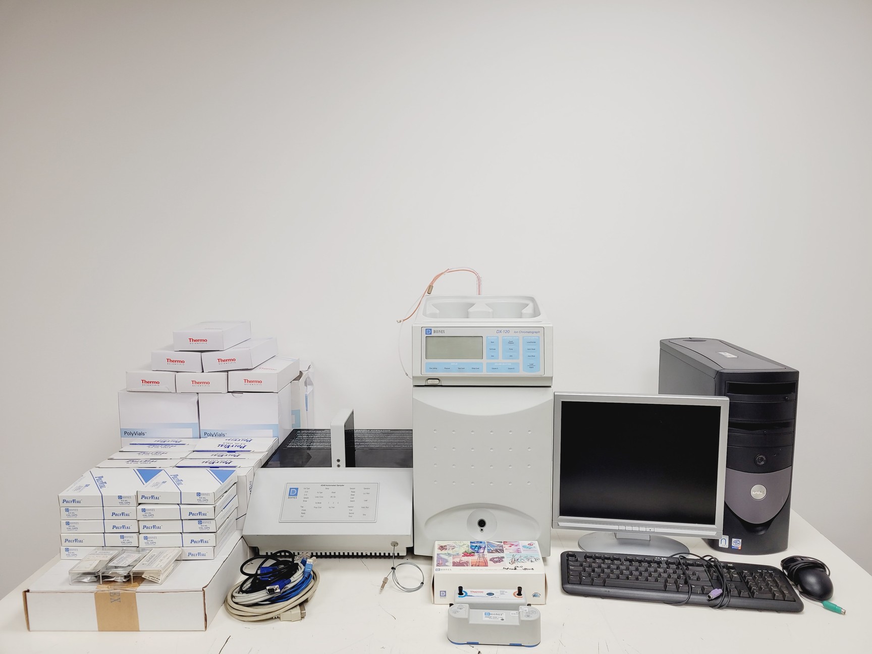 Image of Dionex Ion Chromatograpy System - DX-120,  AS40-1 with Software & Accessories 