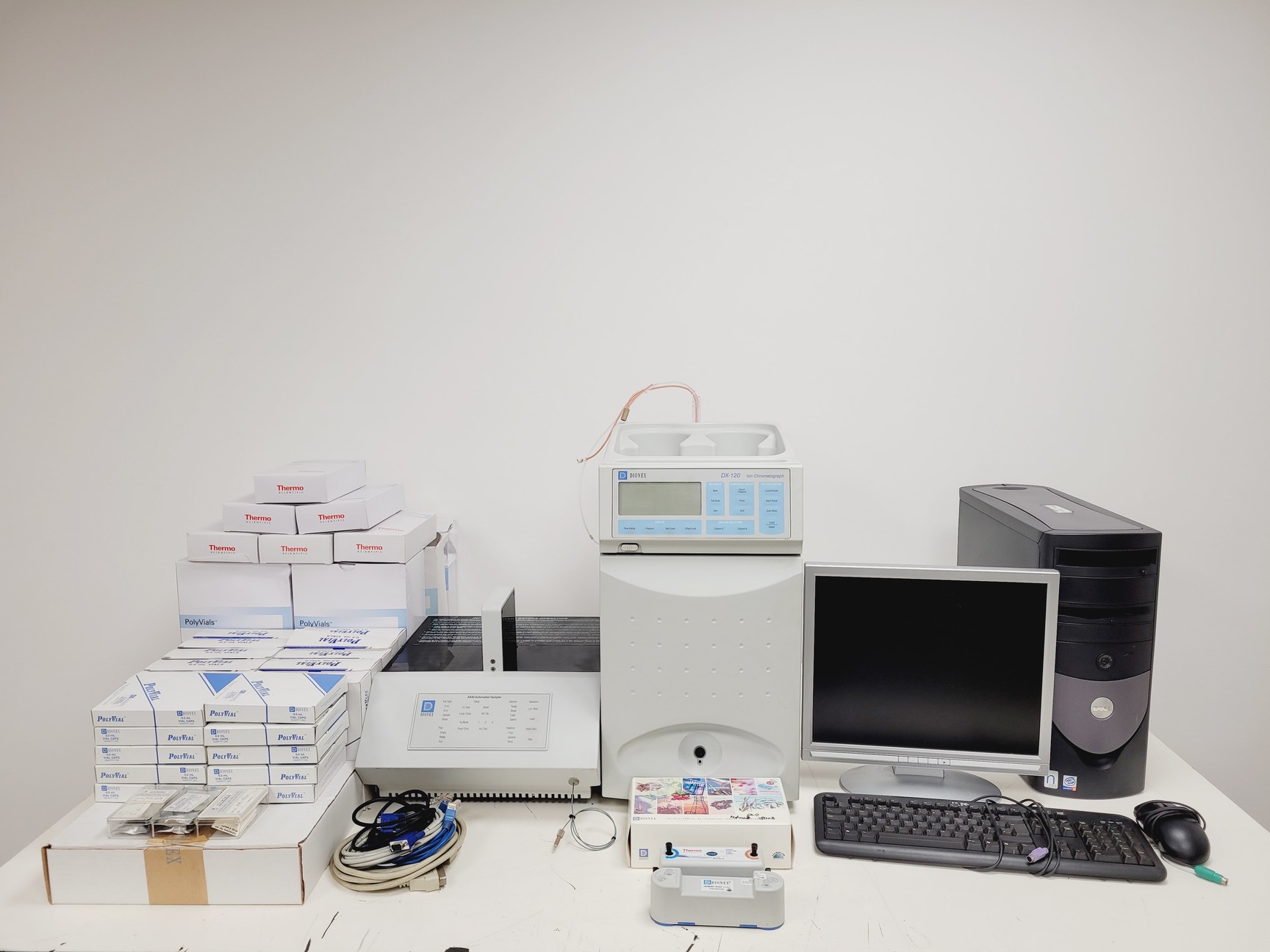 Image of Dionex Ion Chromatograpy System - DX-120,  AS40-1 with Software & Accessories 