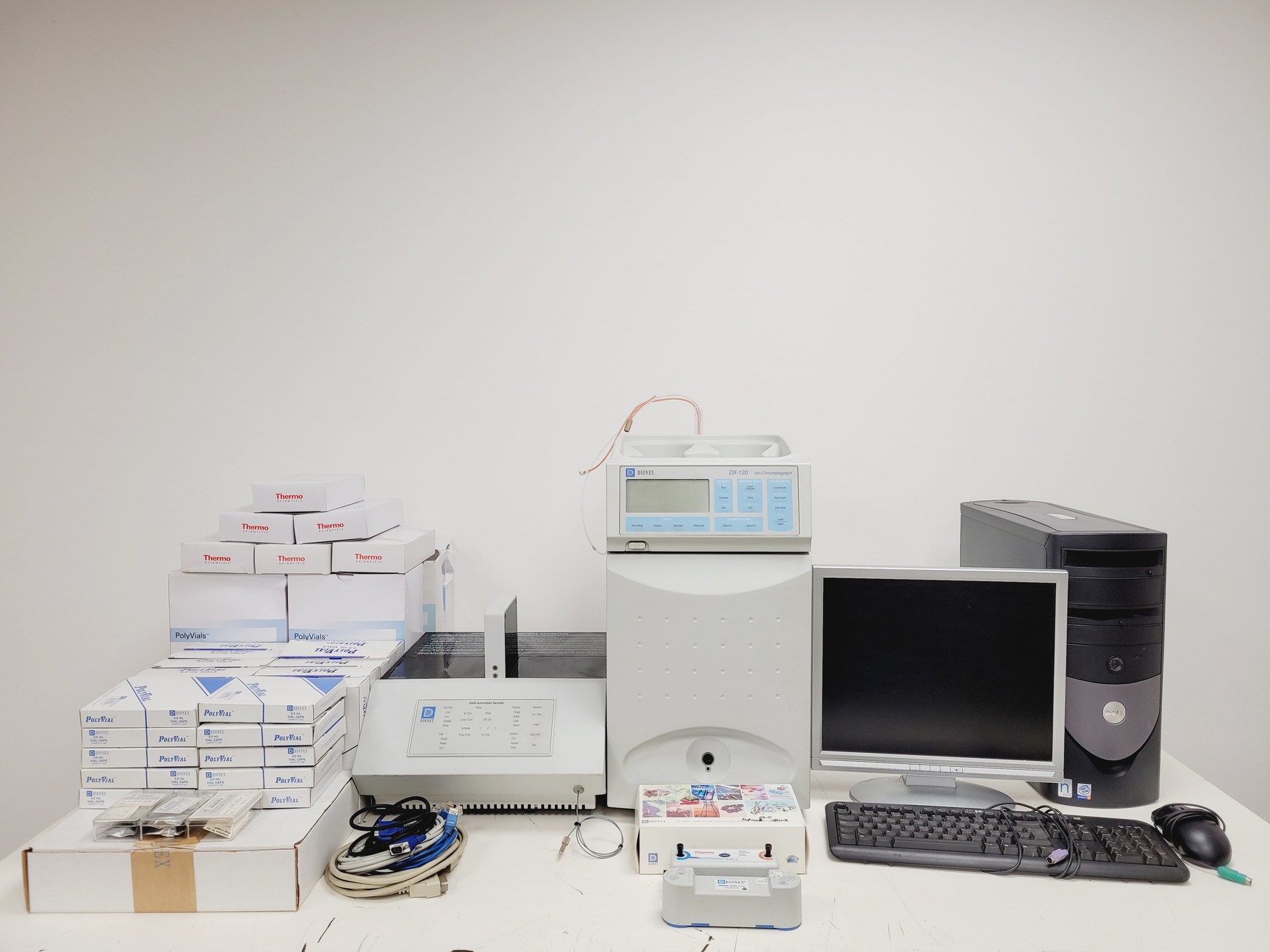 Image of Dionex Ion Chromatograpy System - DX-120,  AS40-1 with Software & Accessories 