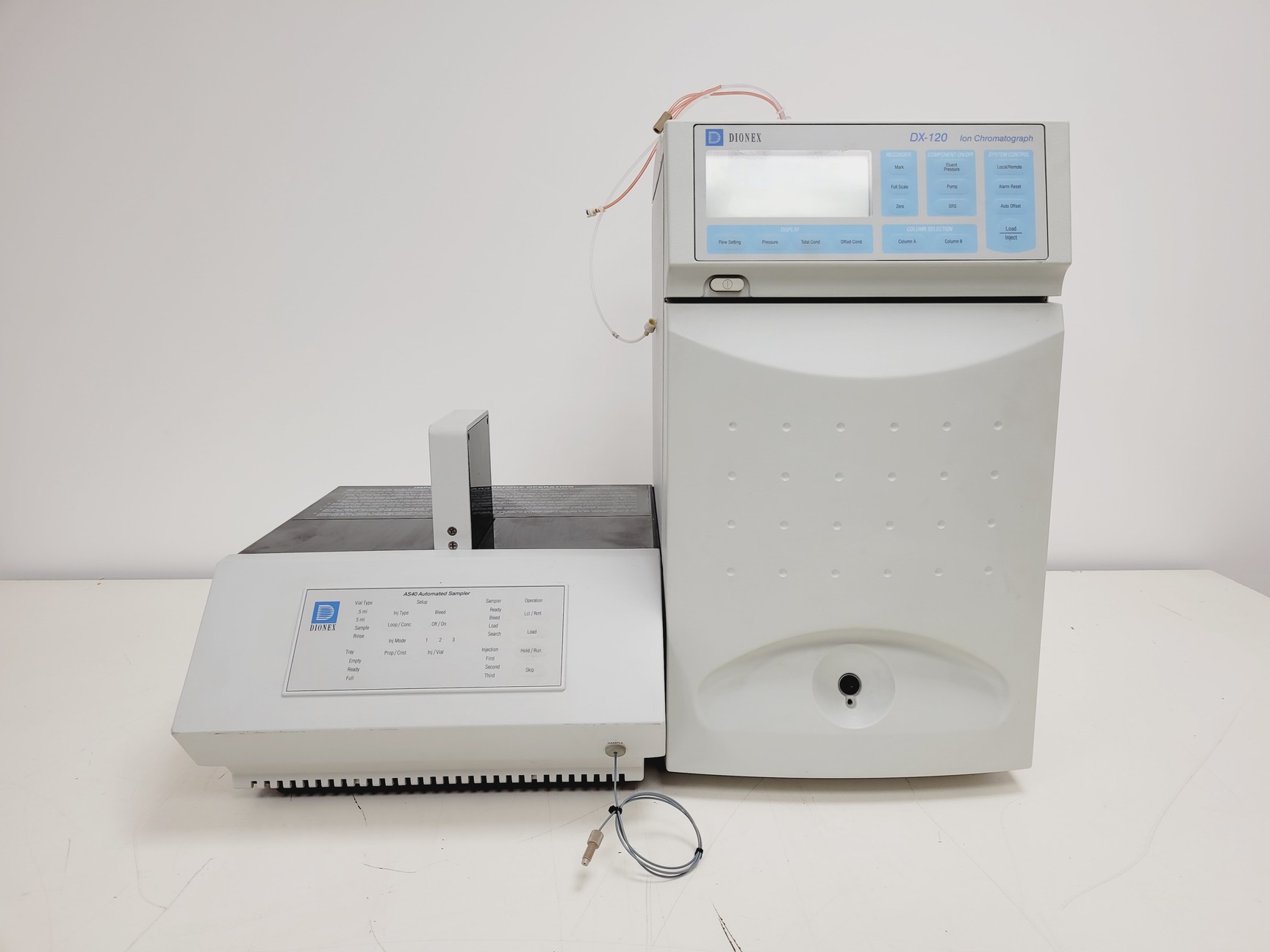 Image of Dionex Ion Chromatograpy System - DX-120,  AS40-1 with Software & Accessories 