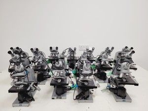 Thumbnail image of Job Lot of 17 Reichert Laboratory Compound Binocular Microscopes Lab