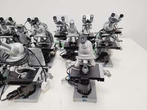 Thumbnail image of Job Lot of 17 Reichert Laboratory Compound Binocular Microscopes Lab