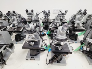 Thumbnail image of Job Lot of 17 Reichert Laboratory Compound Binocular Microscopes Lab