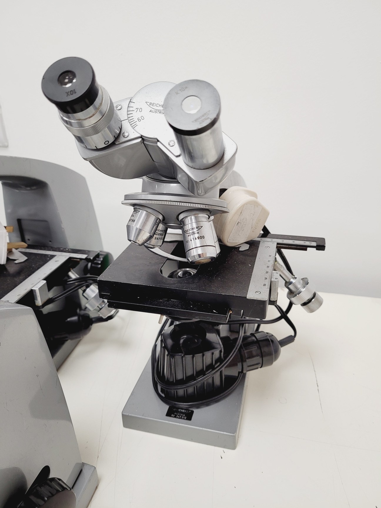 Image of Job Lot of 17 Reichert Laboratory Compound Binocular Microscopes Lab