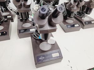 Thumbnail image of Job Lot of 13 Swift Stereo Eighty Stereo Zoom Laboratory Microscopes Lab