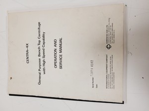 Thumbnail image of IEC Centra 4X Centrifuge  Model - 23690 Lab Spares/Repairs