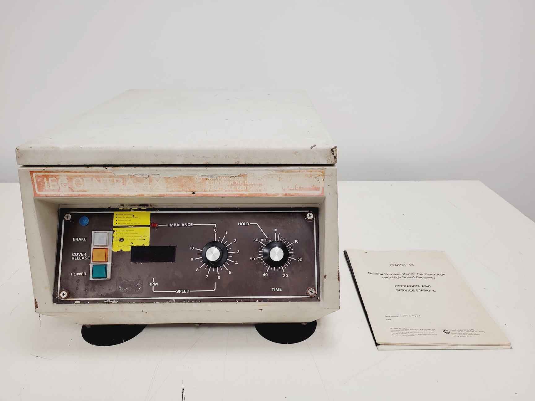Image of IEC Centra 4X Centrifuge  Model - 23690 Lab Spares/Repairs