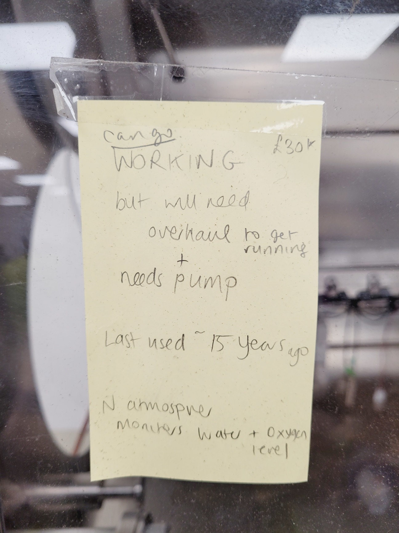 Image of MBraun Labmaster 130 Laboratory Glove Box Lab