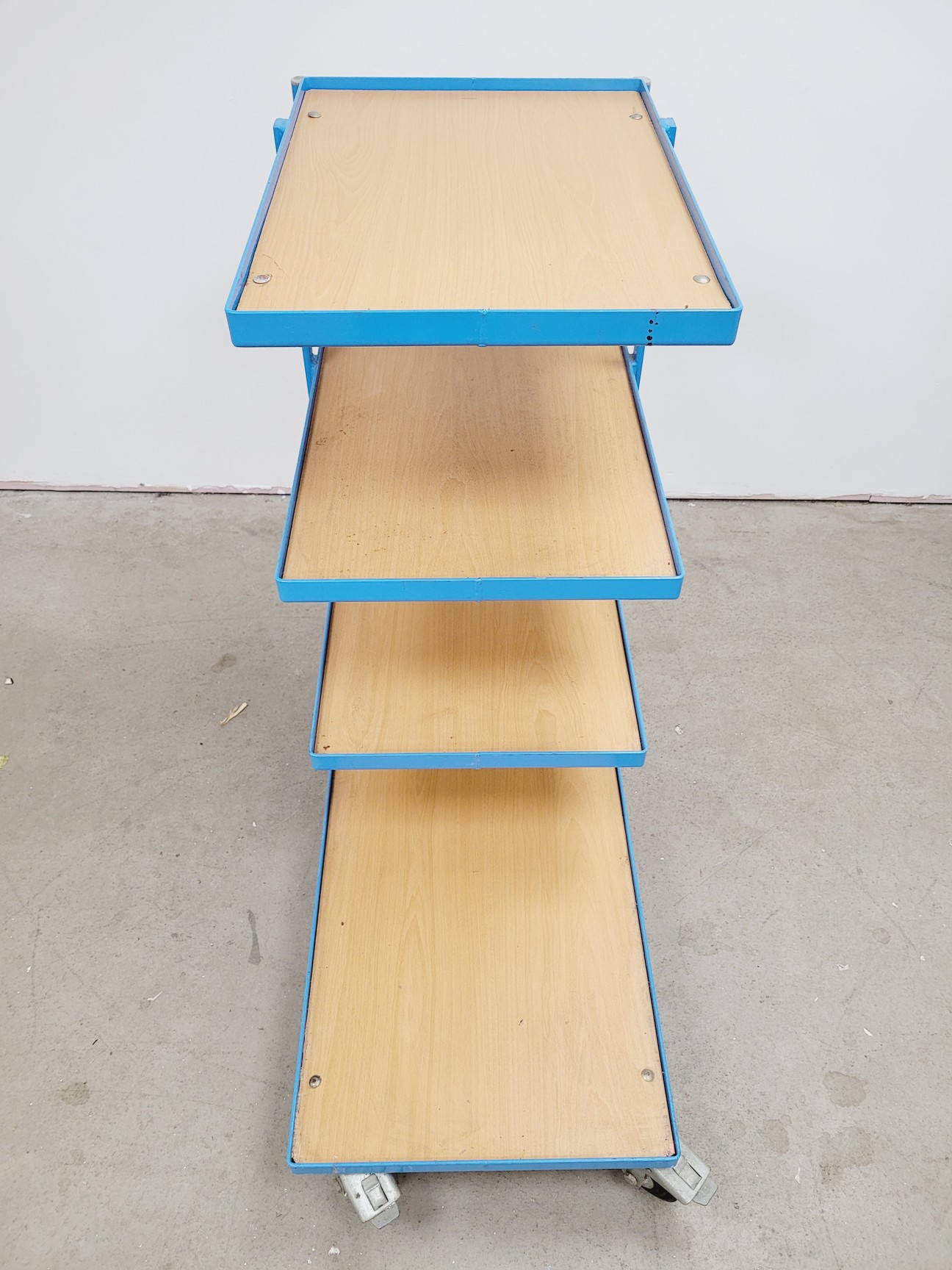 Image of Eurokraft Four-Tier Trolley  Max Weight 150kg