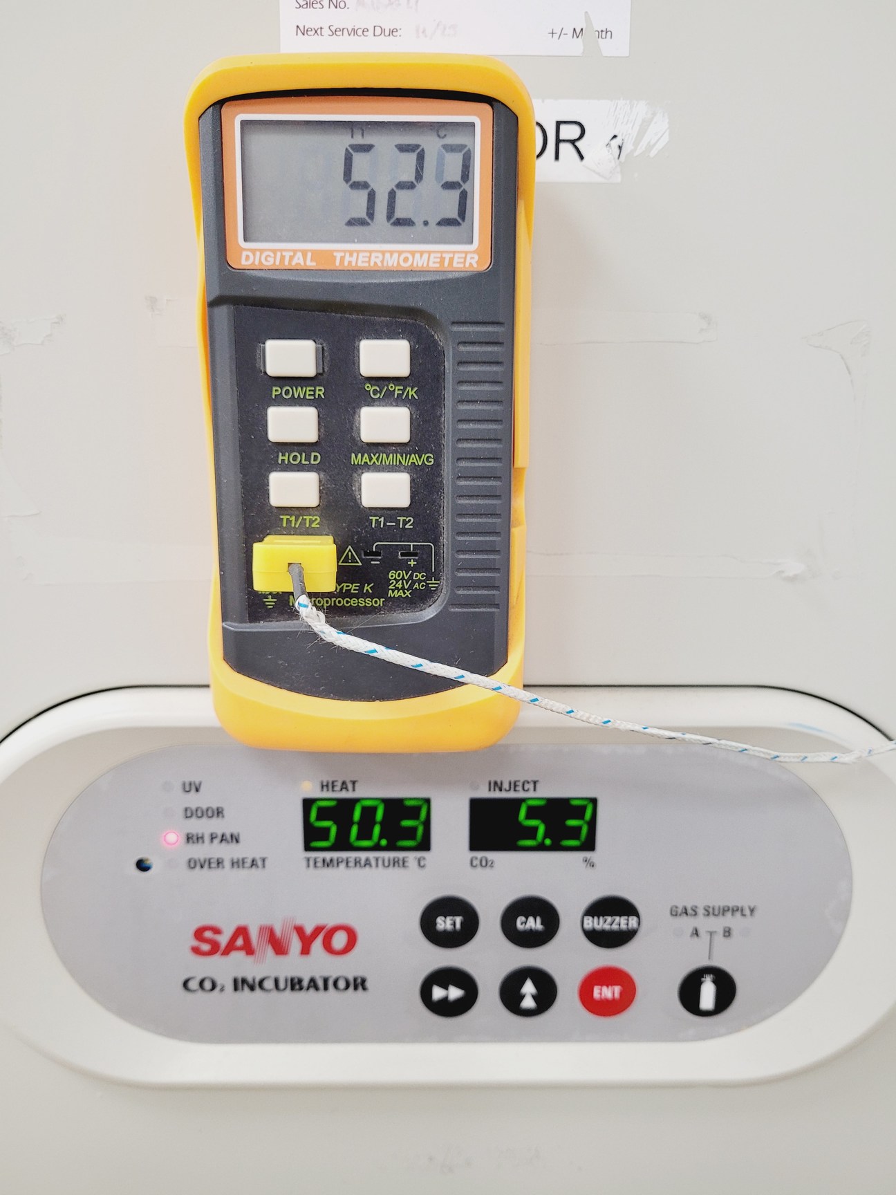 Image of Sanyo CO2 Laboratory Incubator  Model - MCO-18AIC Lab