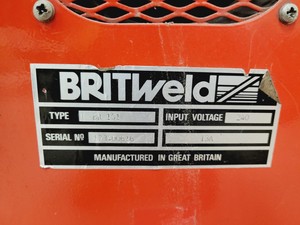 Thumbnail image of Britweld Compact Single Phase Mig Welding Unit  Type - BR 151