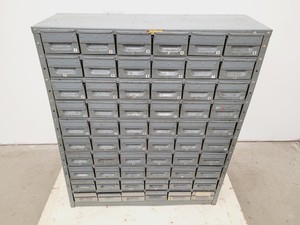 Thumbnail image of 3 x Sets of NC Brown Metal Drawer Component Small Parts Storage Units
