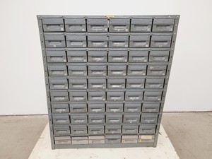 Thumbnail image of 3 x Sets of NC Brown Metal Drawer Component Small Parts Storage Units
