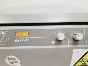 Thumbnail image of Jouan Refrigerated Centrifuge  Model - CR412 with 4750RPM Rotor & Inserts Lab