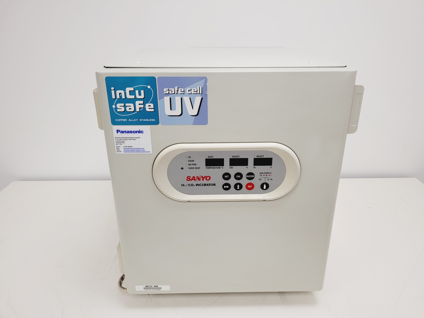 Image of Sanyo O2/CO2 Laboratory Incubator  Model - MCO-5M Lab